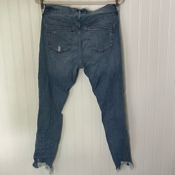 Express Mid Rise Legging Ripped - Picture 4 of 4